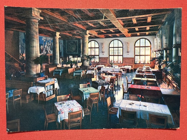 Cartolina - Pedavena ( Belluno ) - Birreria - 1959