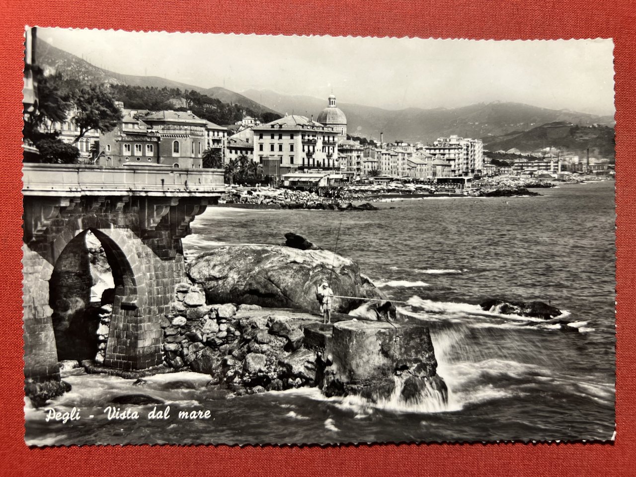 Cartolina - Pegli - Vista dal Mare - 1962 | Immagine principale