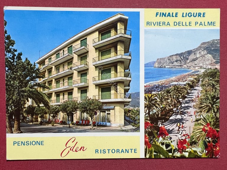 Cartolina - Pensione Ristorante Eden - Finale Ligure - Riviera …