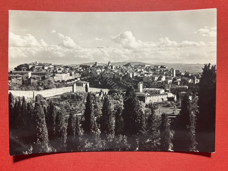 Cartolina - Perugia - Panorama da Monteripido - 1954
