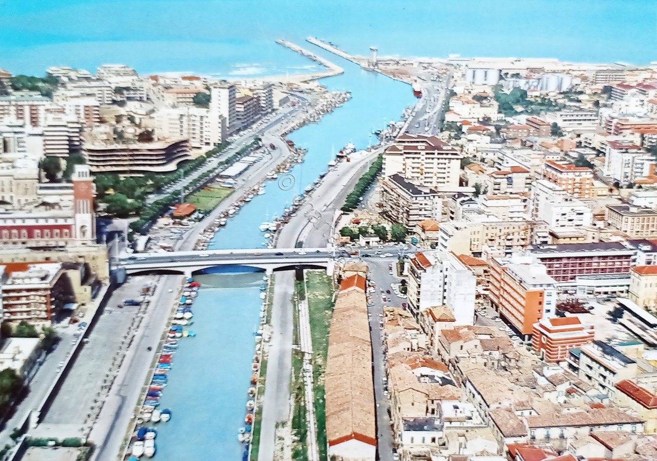 Cartolina - Pescara - Il Porto Canale - 1965 ca.