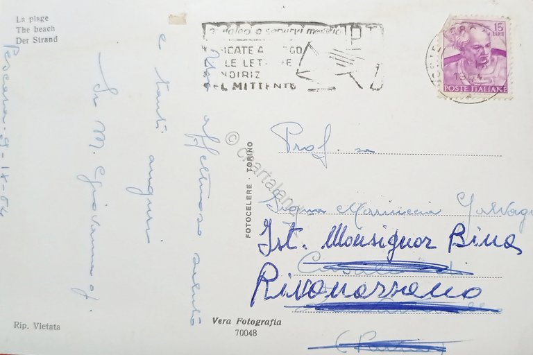 Cartolina - Pescara - La Spiaggia - 1964 ca.