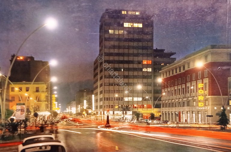 Cartolina - Pescara - Piazza Duca d'Aosta - Notturno - …