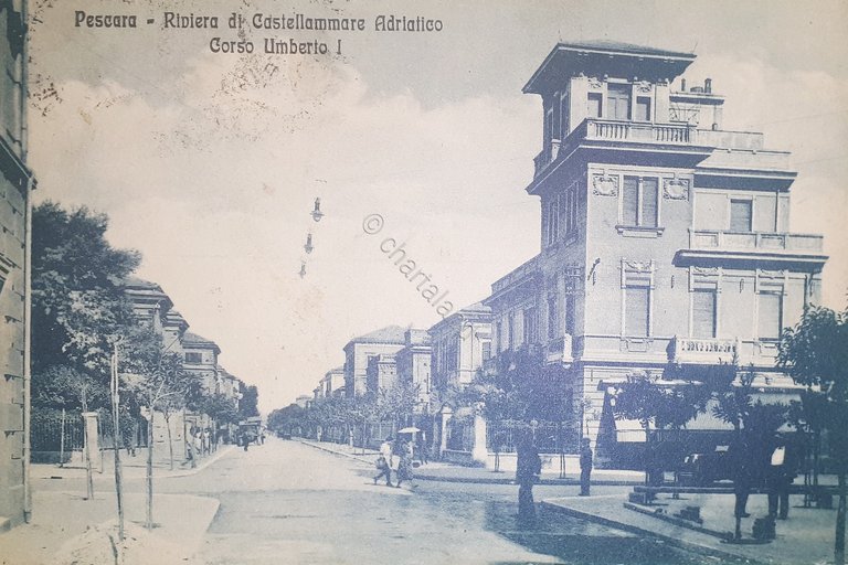 Cartolina - Pescara - Riviera di Castellammare Adriatico - Corso …