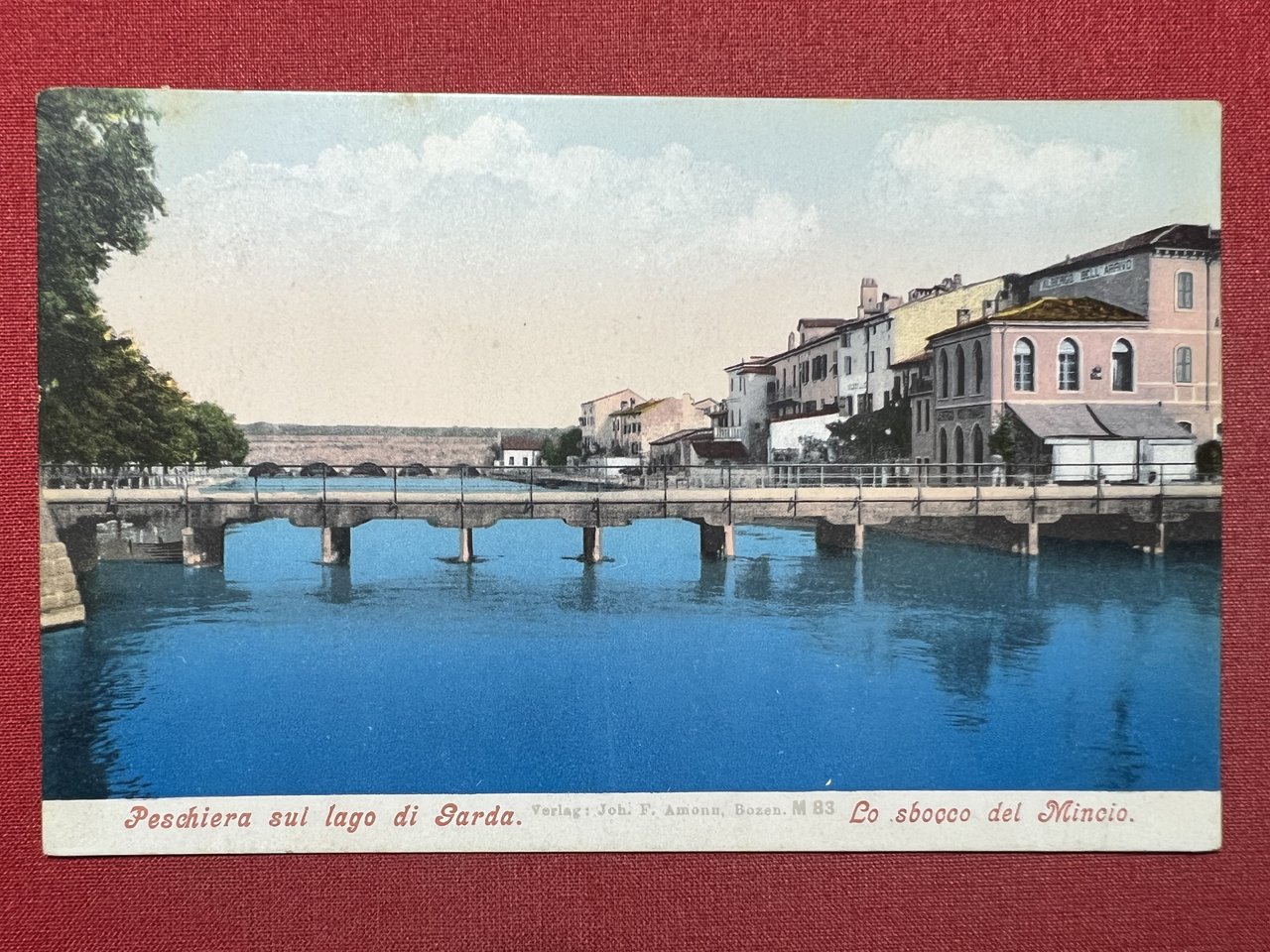Cartolina - Peschiera sul Lago di Garda - Lo sbocco …