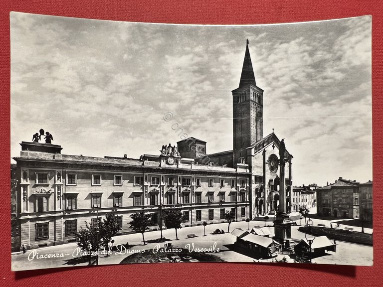 Cartolina - Piacenza - Piazza del Duomo - Palazzo Vescovile …