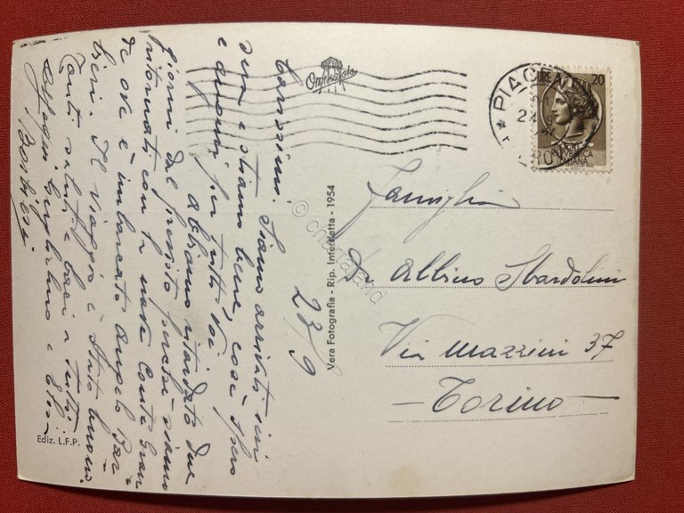 Cartolina - Piacenza - Piazza del Duomo - Palazzo Vescovile …