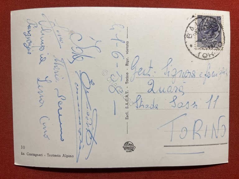 Cartolina - Pian della Mussa ( V. Lanzo ) - …