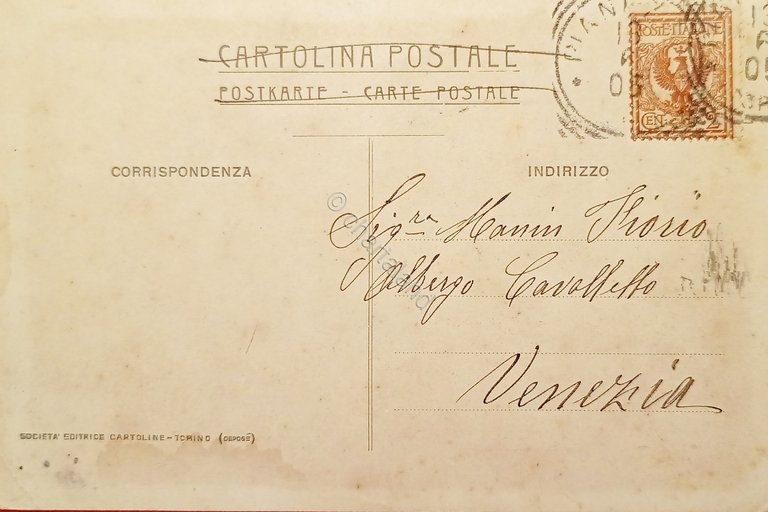 Cartolina - Pianezza - Fermata del Tram - Ville Fiorio, …