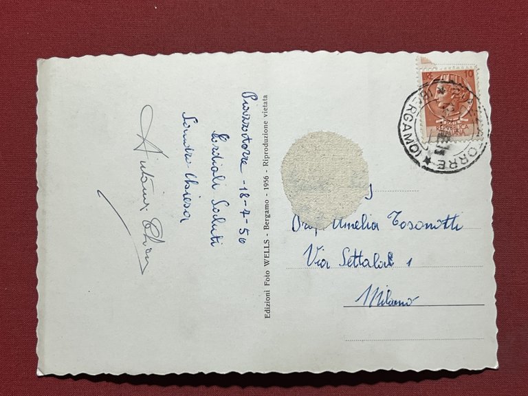 Cartolina - Piazzatorre ( Bergamo ) - Albergo Rifugio delle …