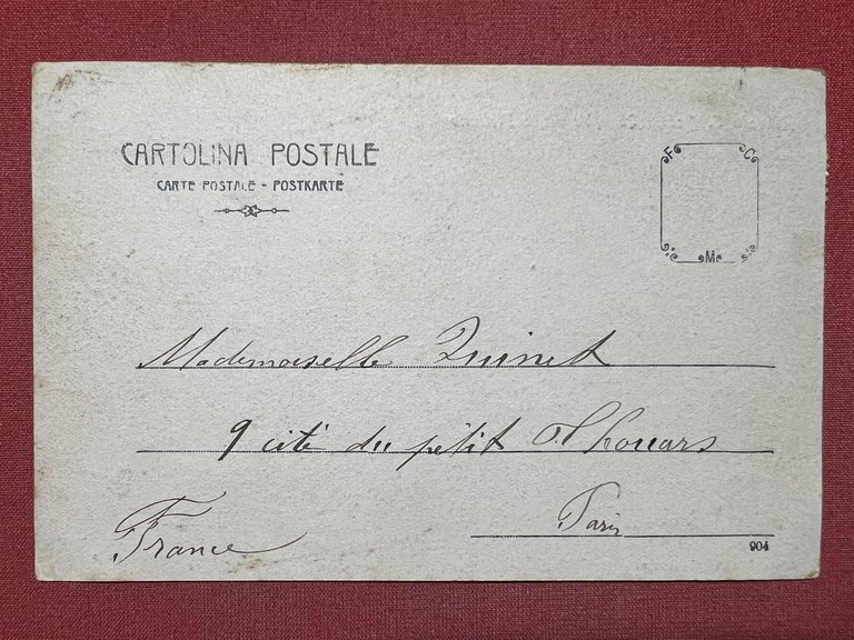 Cartolina - Piccolo S. Bernardo - Versante Italiano - 1900 …