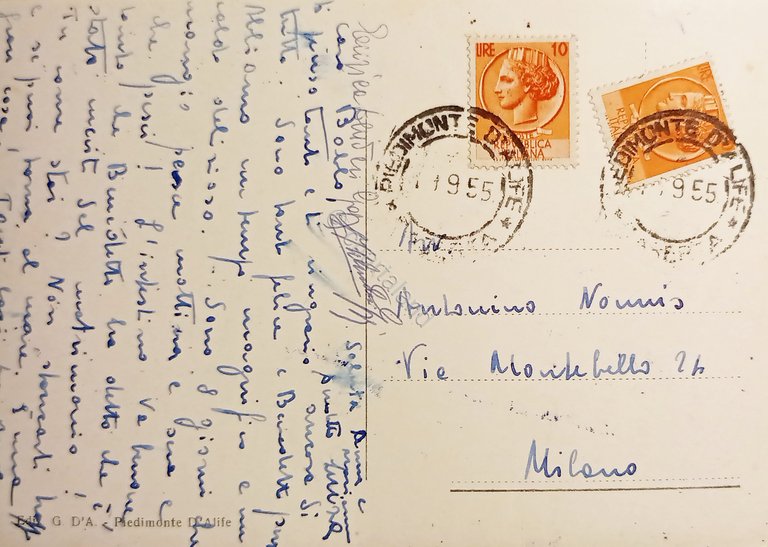 Cartolina - Piedimonte d'Alife ( Caserta ) - Panorama - …