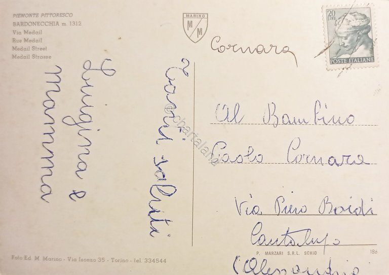 Cartolina - Piemonte Pittoresco - Bardonecchia - Via Medail - …