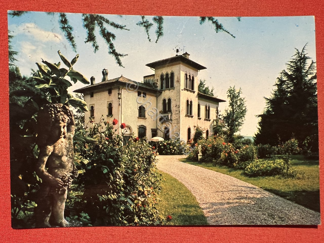 Cartolina - Pieve di Soligo ( Treviso ) - Villa …