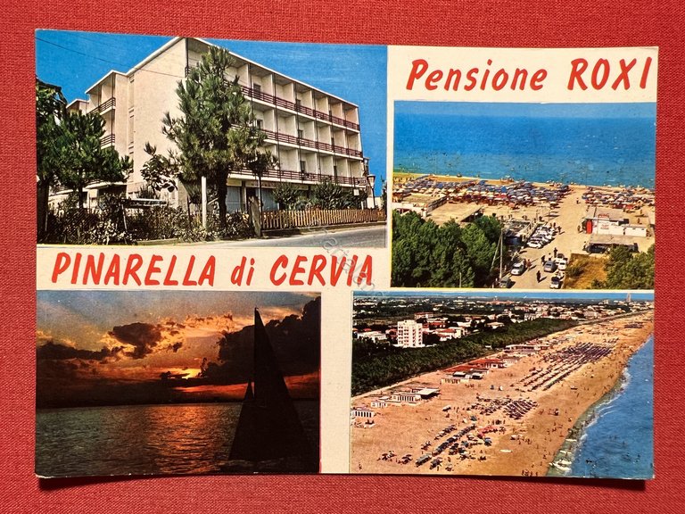 Cartolina - Pinarella di Cervia ( Ravenna ) - Pensione …
