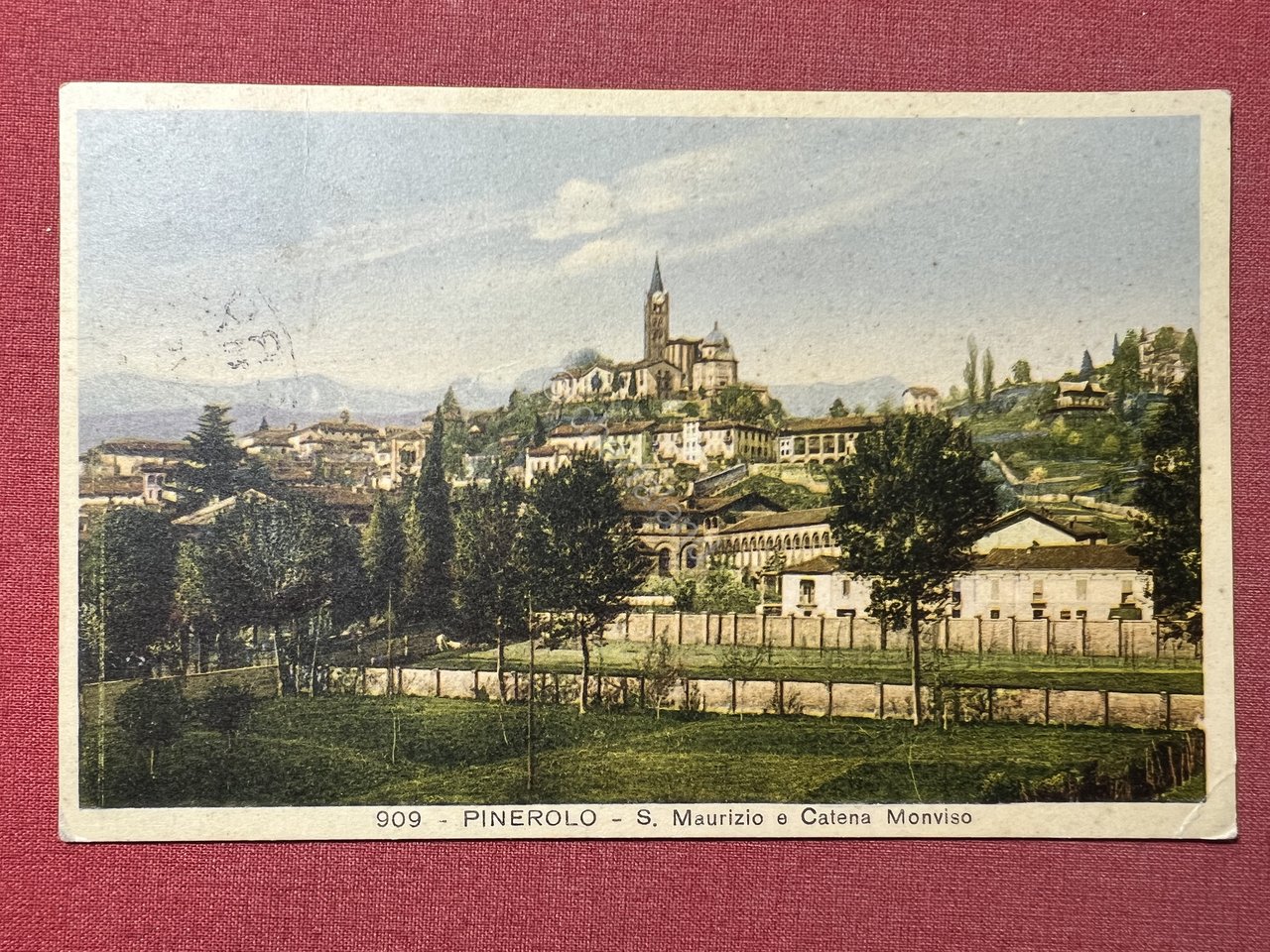 Cartolina - Pinerolo ( Torino ) - S. Maurizio e …