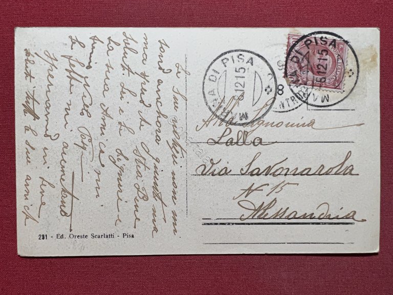 Cartolina - Pisa - Battistero - Cattedrale e Campanile - …