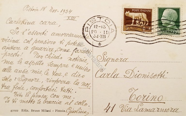 Cartolina - Pistoia - Chiesa di S. Giovanni Fuorcivitas - …