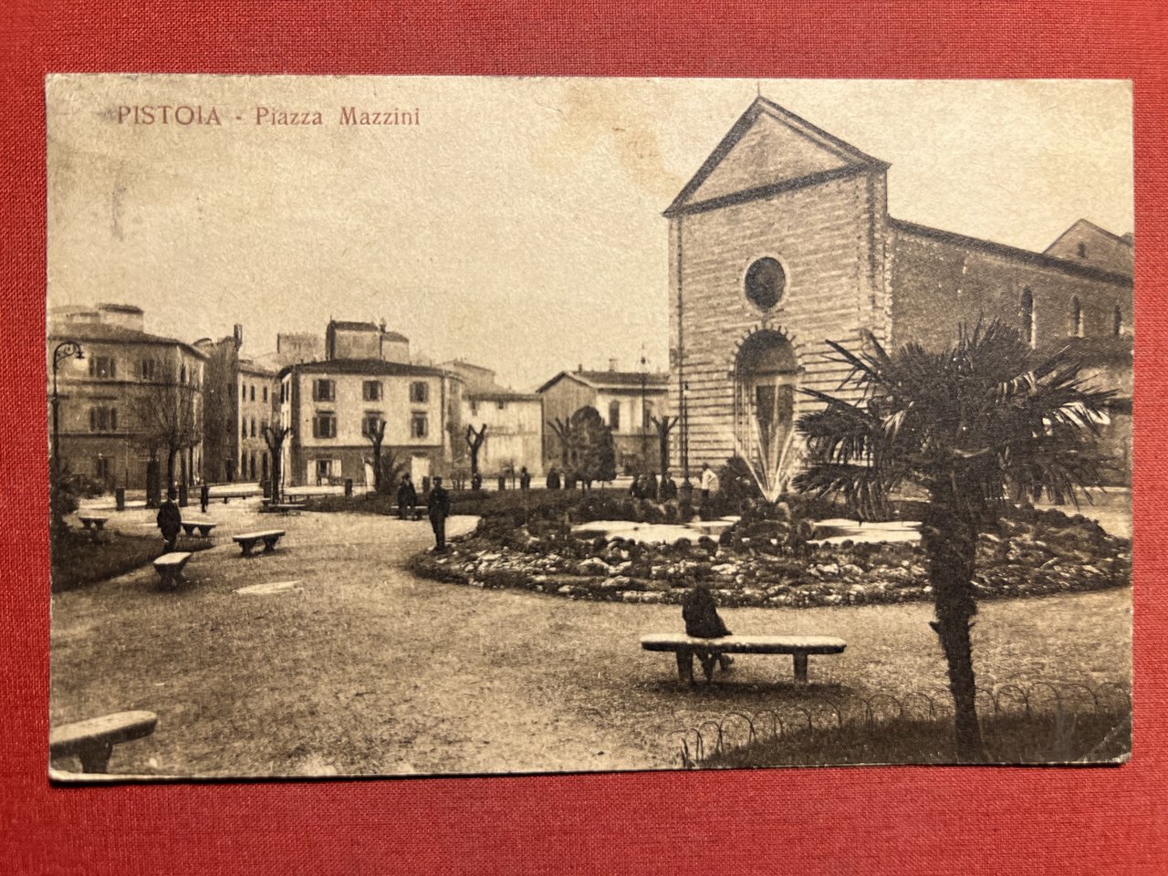 Cartolina - Pistoia - Piazza Mazzini - 1923