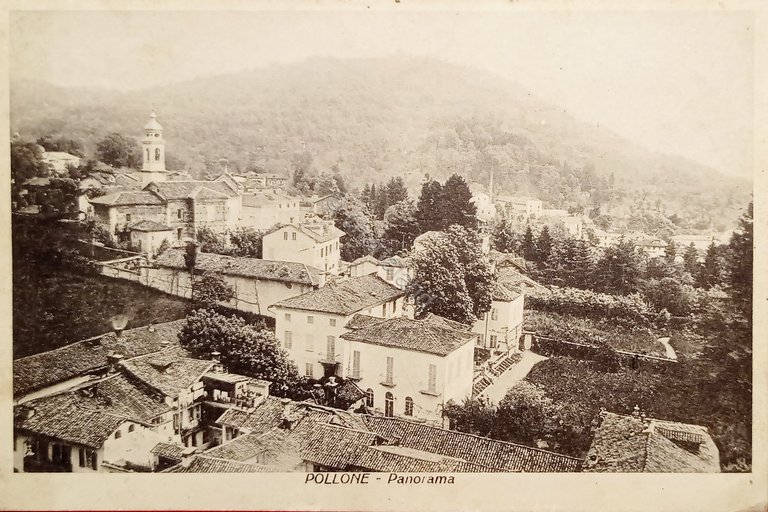 Cartolina - Pollone ( Biella ) - Panorama - 1913