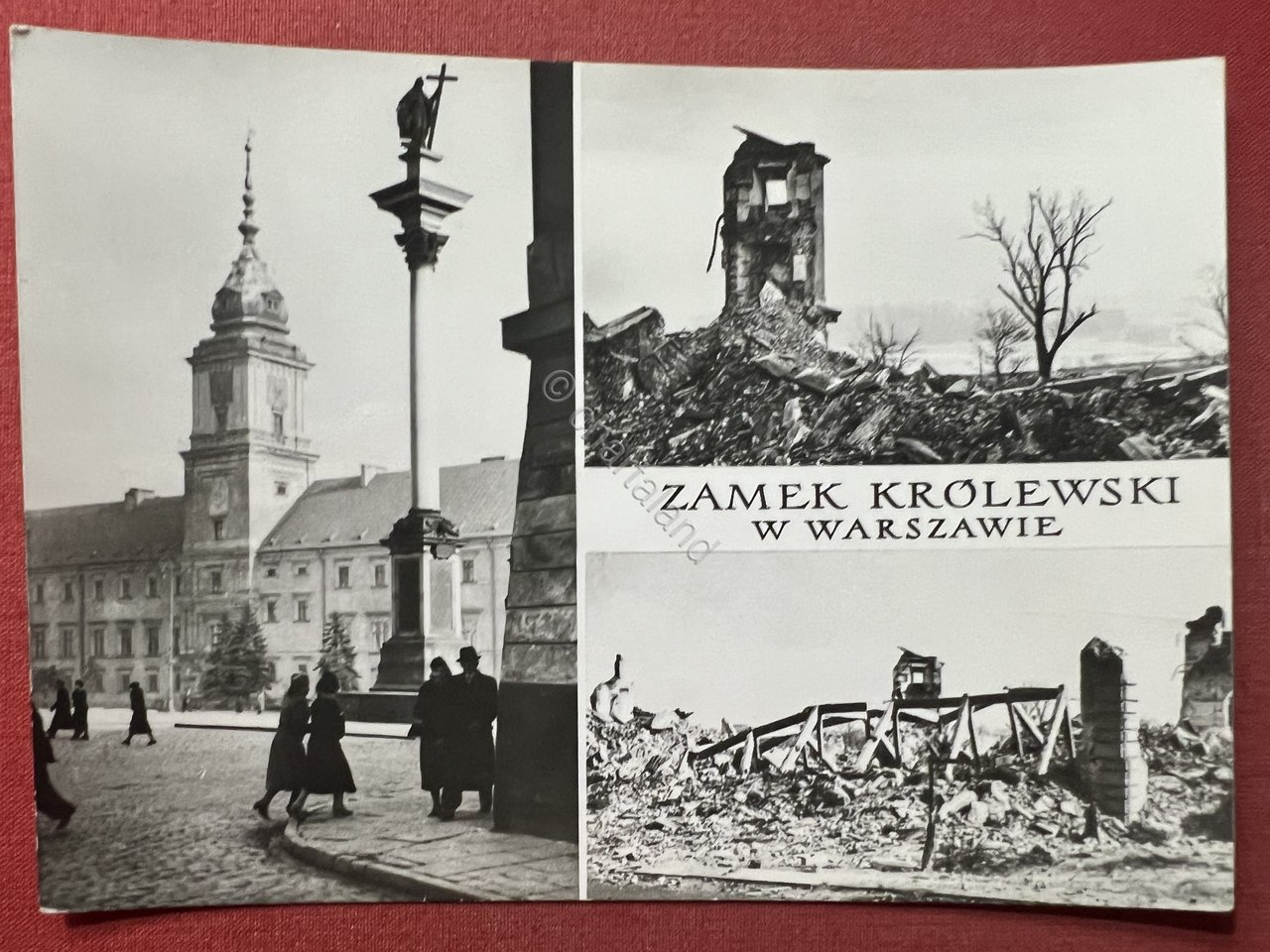 Cartolina - Polonia - Warszawa - Zamek Kròlewski - 1950 …