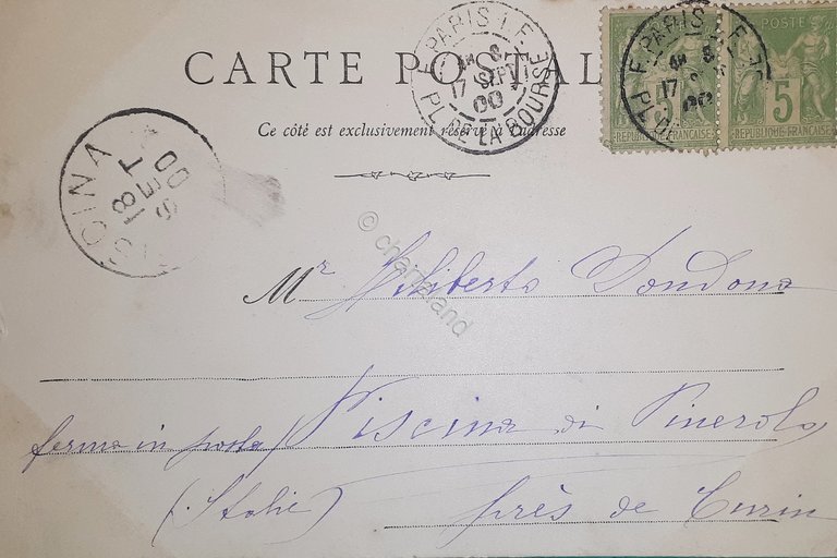 Cartolina - Pont Alexandre - Exposition Universelle Paris 1900