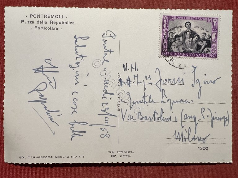 Cartolina - Pontremoli - Piazza della Repubblica - Particolare - … | Immagine Gallery 2