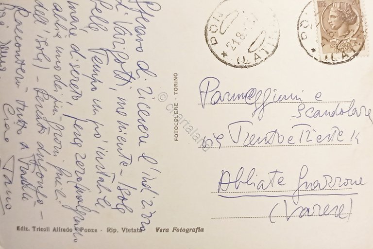 Cartolina - Ponza - L'Isola di Zannone dal Monte Guardia …