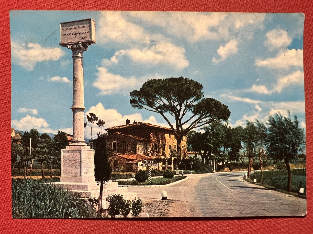 Cartolina - Poppi ( Arezzo ) - Campaldino - Monumento …