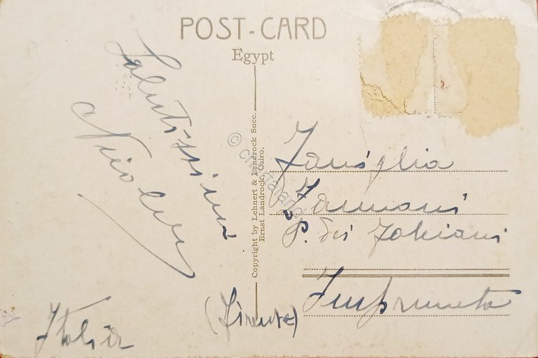 Cartolina - Port Said - Arrival of a Streamer - …