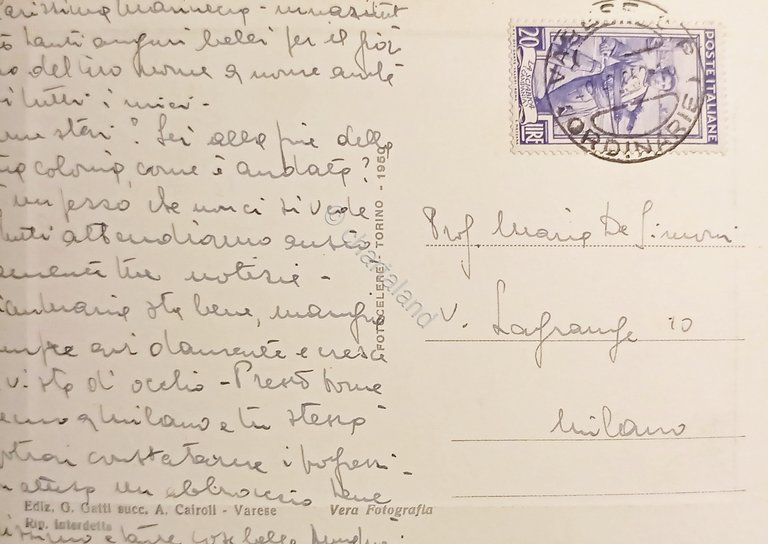 Cartolina - Porto Ceresio ( Lago di Lugano ) - …