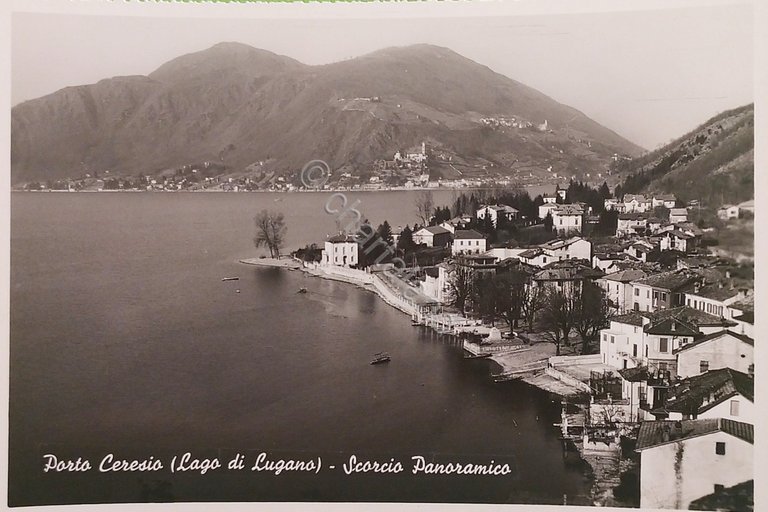 Cartolina - Porto Ceresio ( Lago di Lugano ) - …