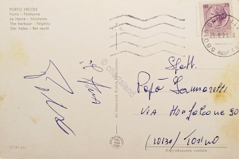 Cartolina - Porto Ercole ( Grosseto ) - Porto - …