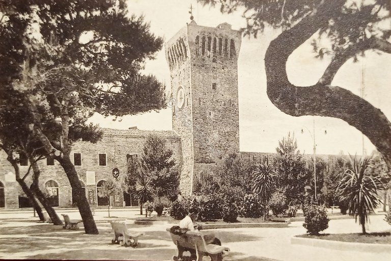 Cartolina - Porto Recanati - Municipio ( Monumento Nazionale ) …