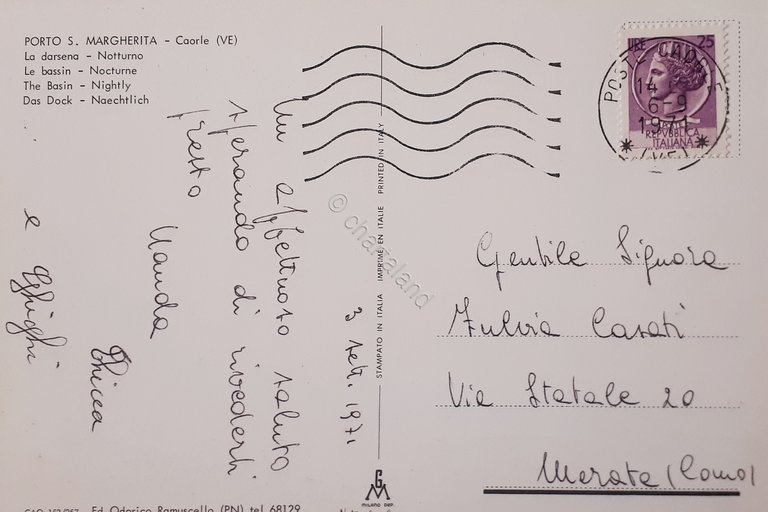 Cartolina - Porto S. Margherita - Caorle ( VE ) …