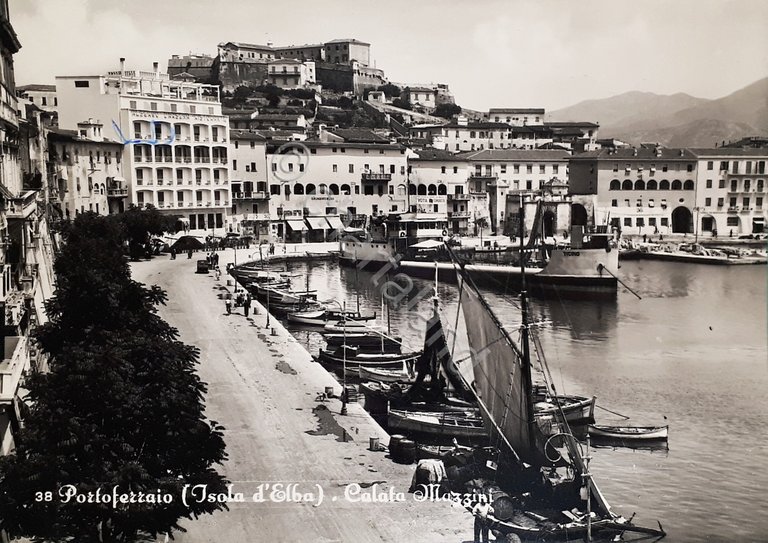 Cartolina - Portoferraio ( Isola d'Elba ) - Calata Mazzini …