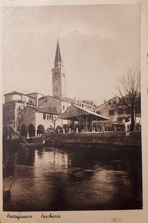 Cartolina - Portogruaro - Pescheria - 1987