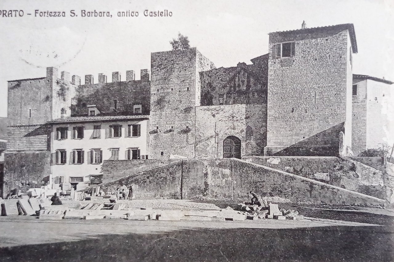 Cartolina - Prato - Fortezza S. Barbara - Antico Castello …