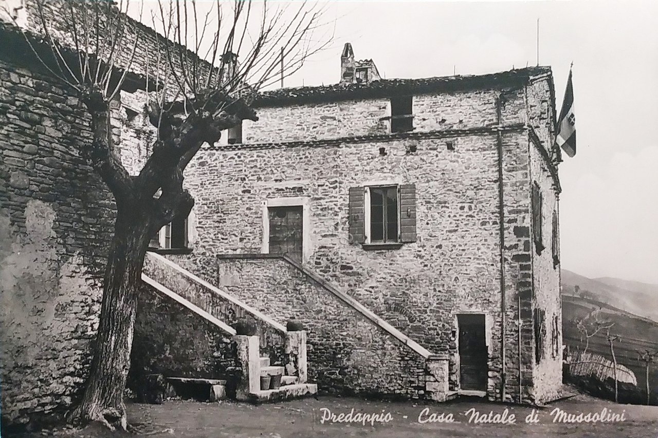 Cartolina - Predappio - Casa Natale di Mussolini - 1960 …