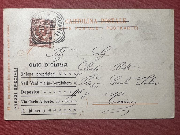 Cartolina - Prima Esposizione Internaz. d'Arte Decorativa Moderna, Torino 1902