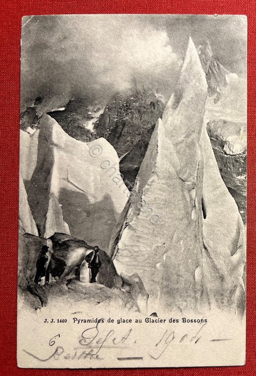 Cartolina - Pyramides de Glace au Glacier des Bossons - …