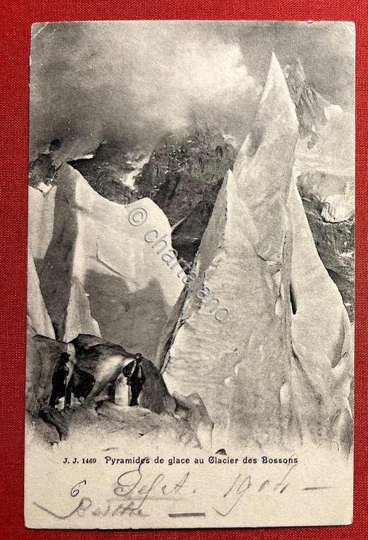 Cartolina - Pyramides de Glace au Glacier des Bossons - …