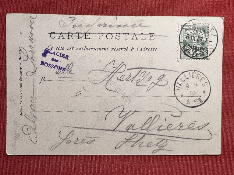 Cartolina - Pyramides de Glace au Glacier des Bossons - …