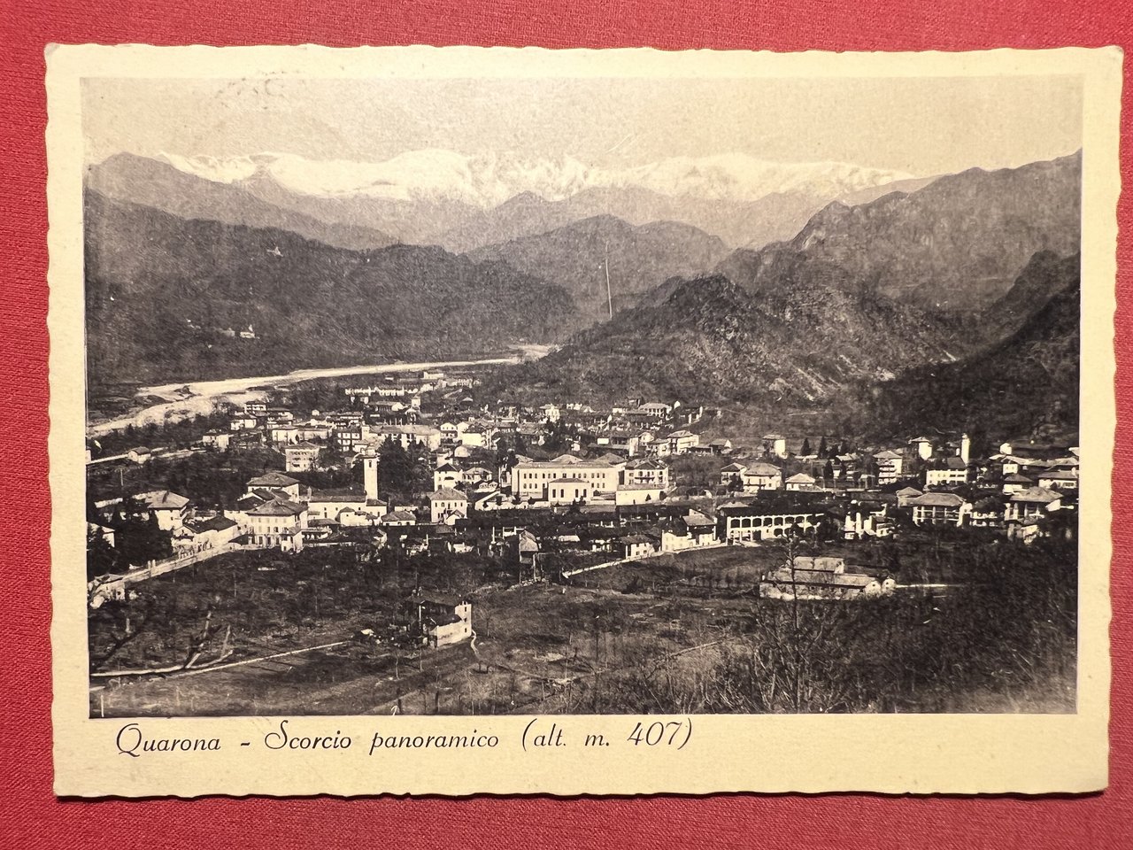 Cartolina - Quarona ( Vercelli ) - Scorcio Panoramico - …