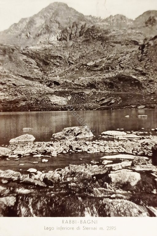 Cartolina - Rabbi-Bagni ( Trento ) - Lago inferiore di …
