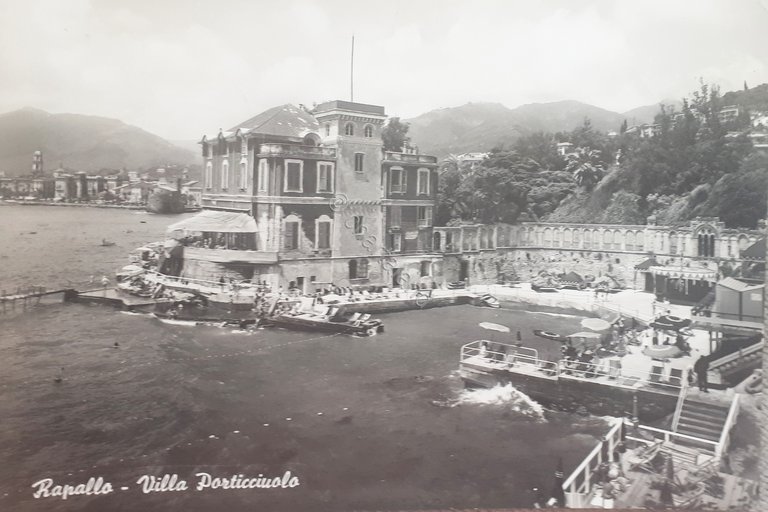 Cartolina - Rapallo - Villa Porticciolo - 1966