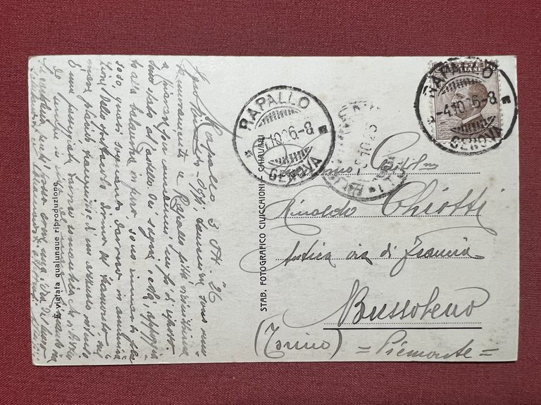 Cartolina - Rapallo ( Genova ) - Castello dei Sogni …