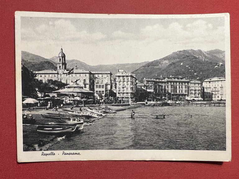 Cartolina - Rapallo (Genova) - Panorama - 1938