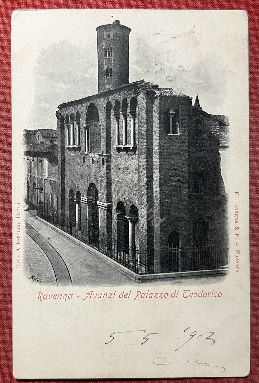 Cartolina - Ravenna - Avanzi del Palazzo di Teodorico - …