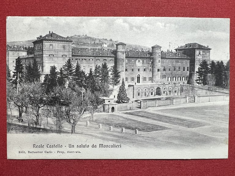 Cartolina - Reale Castello - Un Saluto da Moncalieri - … | Immagine Gallery 3